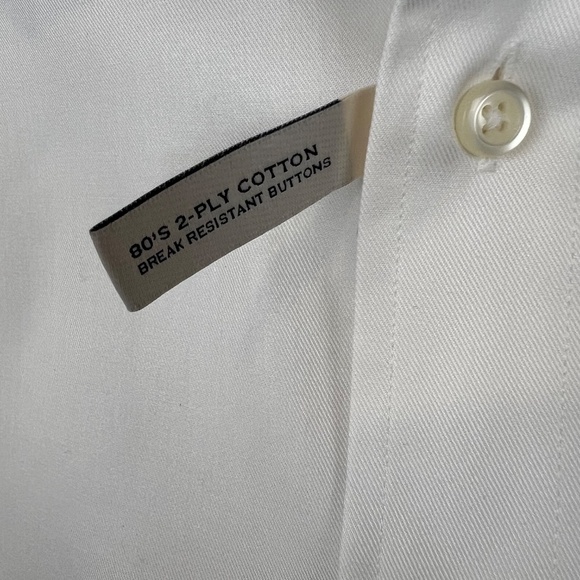 Joseph Abboud Men's White Button Up  Dress Shirt - Picture 9 of 11